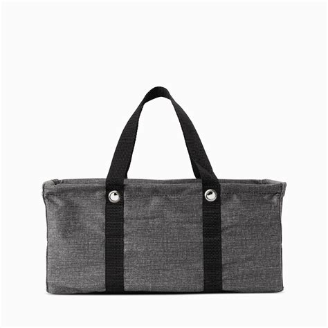 Charcoal knit spell totes